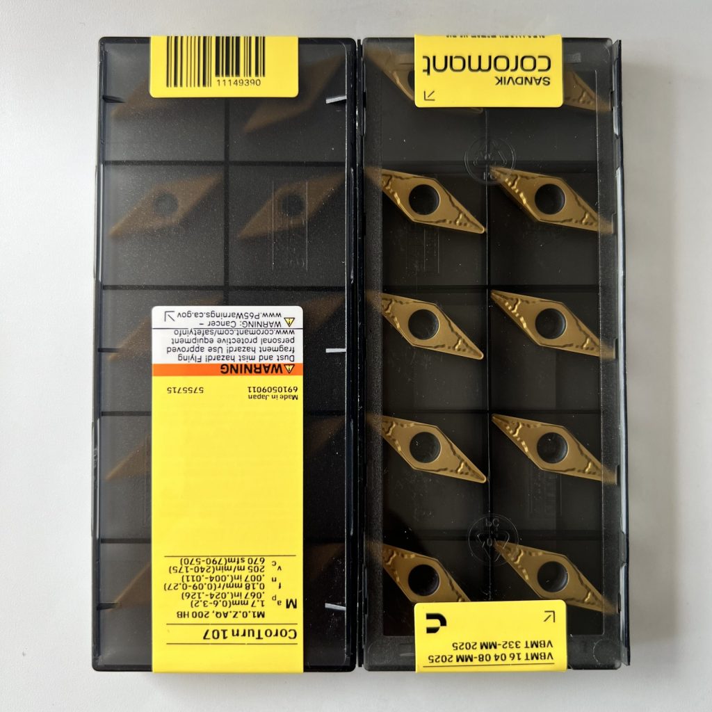 SANDVIK / VBMT160408-MM 2025 / 10 pcs