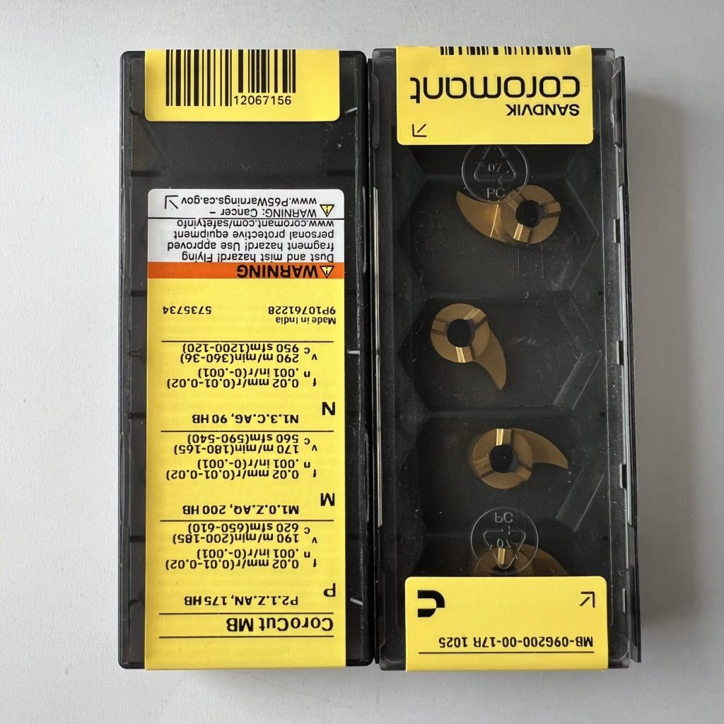SANDVIK / MB-09G200-00-17R 1025 / 5 pcs