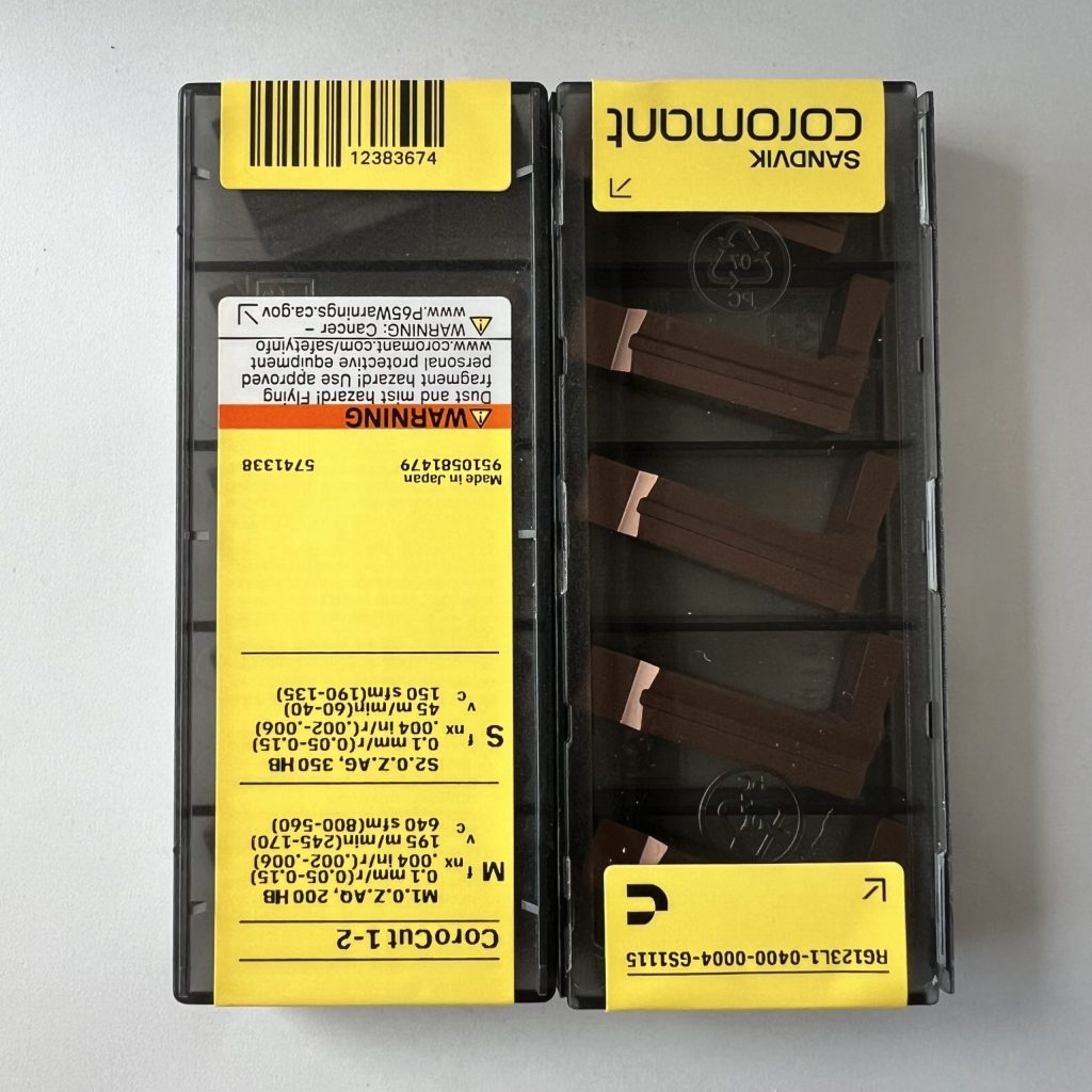 SANDVIK / RG123L1-0400-0004-GS 1115 / 5 pcs