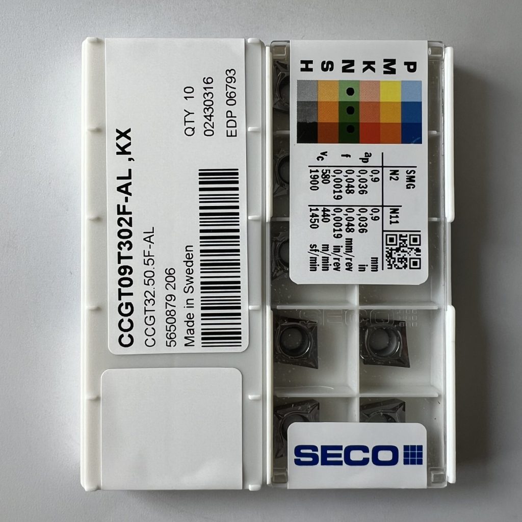 SECO / CCGT09T302F-AL, KX / 10 pcs