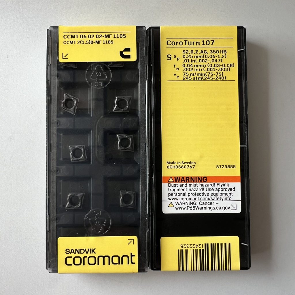 SANDVIK / CCMT060202-MF 1105 / 10 pcs