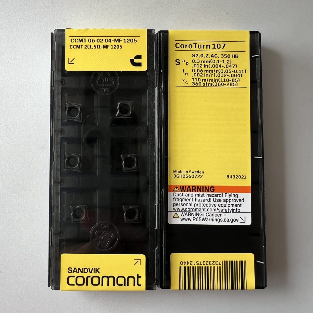 SANDVIK / CCMT060204-MF 1205 / 10 pcs