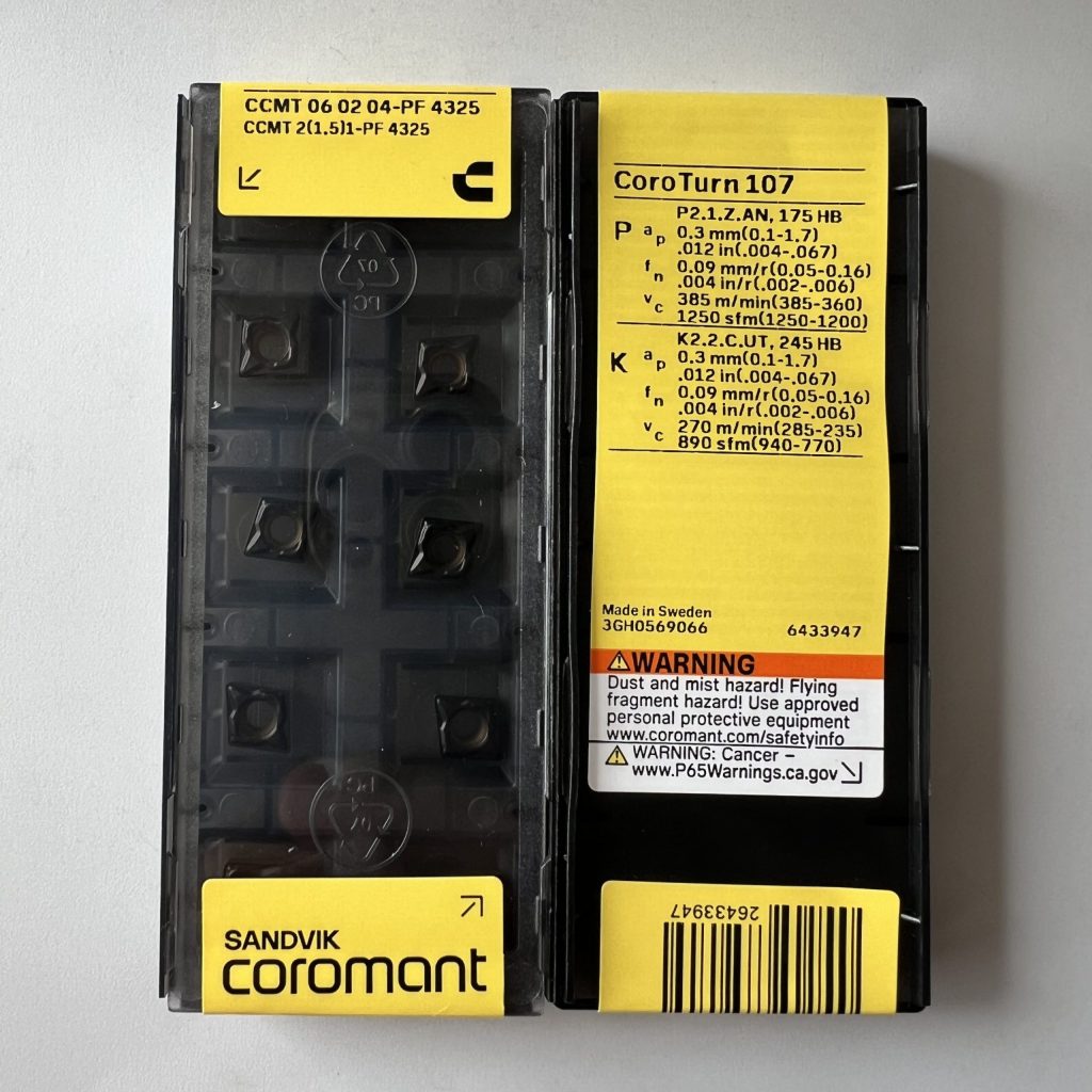 SANDVIK / CCMT060204-PF 4325 / 10 pcs