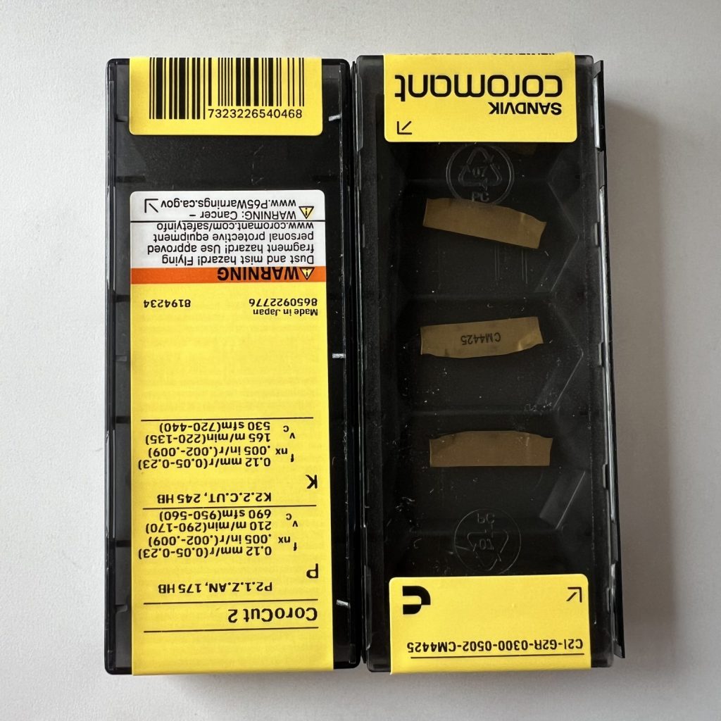 SANDVIK / C2I-G2R-0300-0502-CM 4425 / 5 pcs