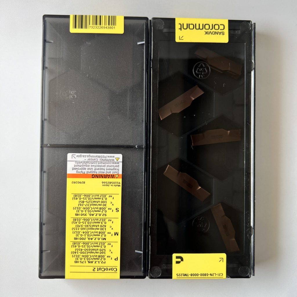 SANDVIK / C2I-L2N-0800-0008-TM 1225 / 5 pcs