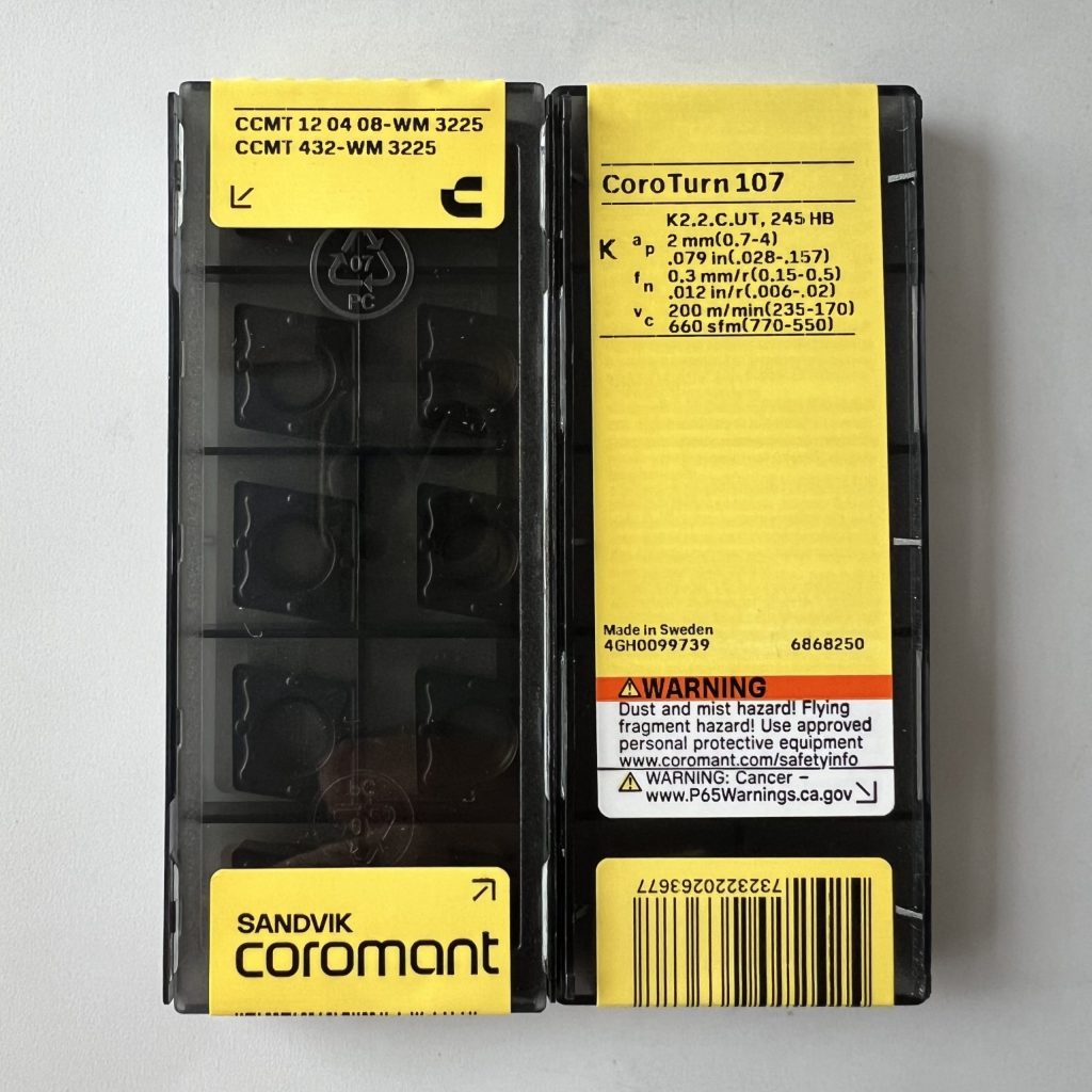 SANDVIK / CCMT120408-WM 3225 / 10 pcs
