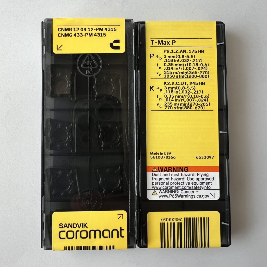 SANDVIK / CNMG120412-PM 4315 / 10 pcs