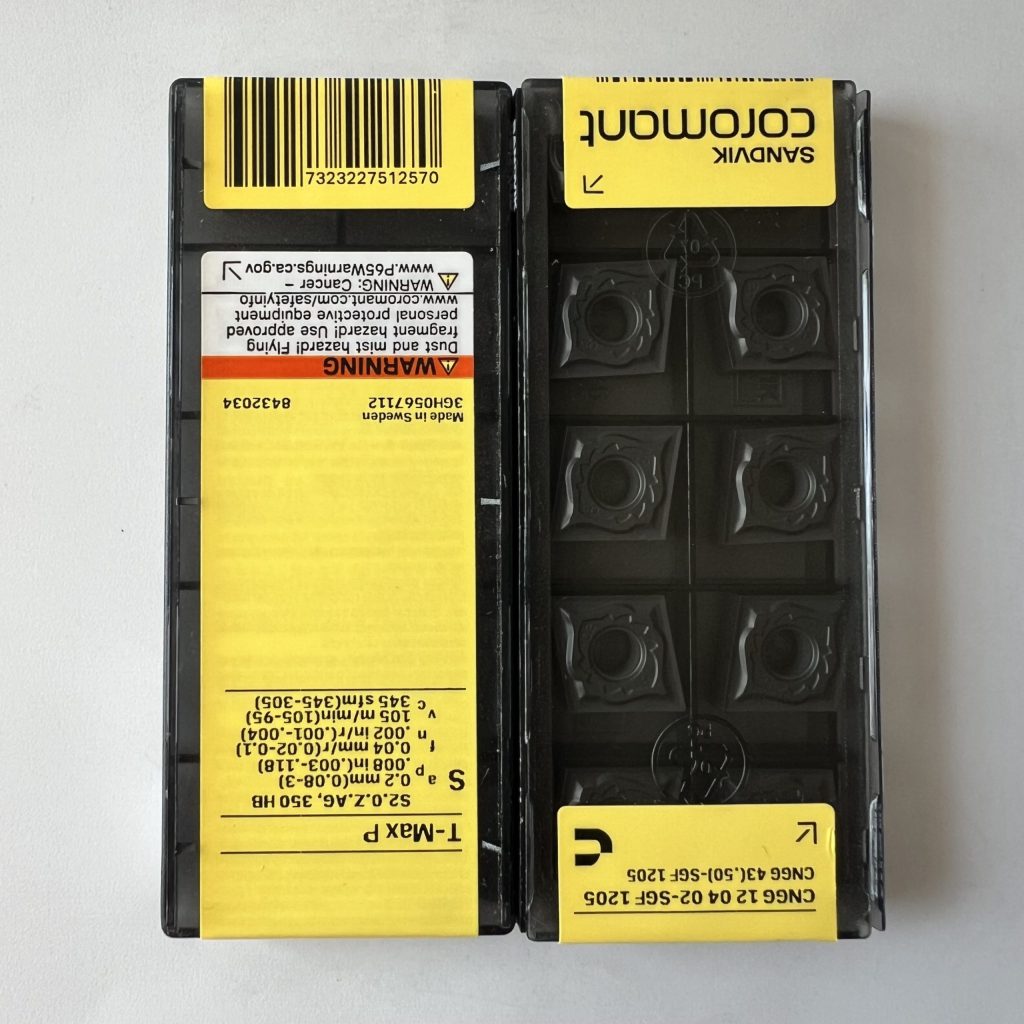 SANDVIK / CNGG120402-SGF 1205 / 10 pcs