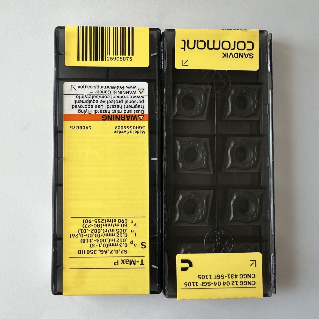 SANDVIK / CNGG120404-SGF 1105 / 10 pcs