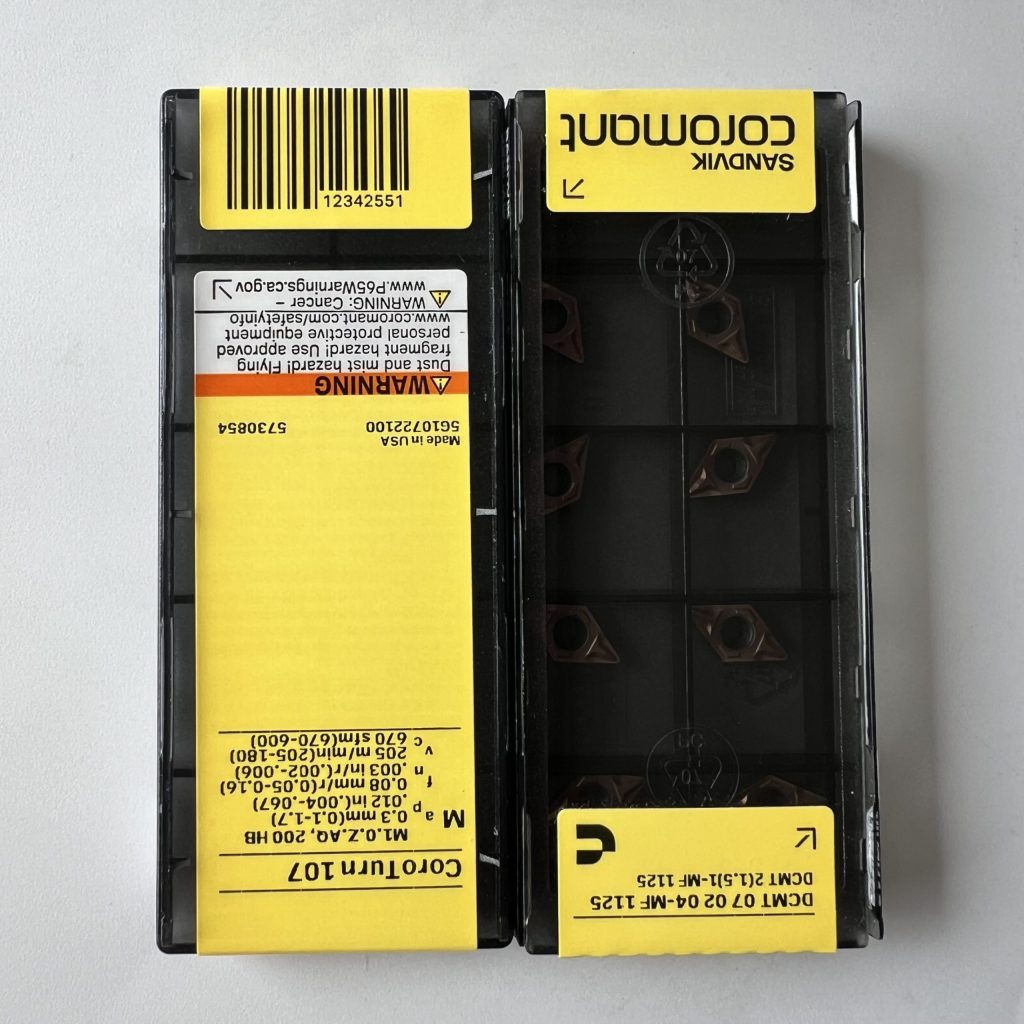 SANDVIK / DCMT070204-MF 1125 / 10 pcs