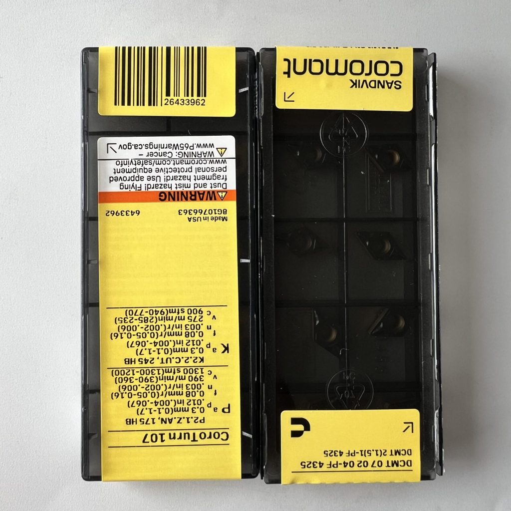 SANDVIK / DCMT070204-PF 4325 / 10 pcs