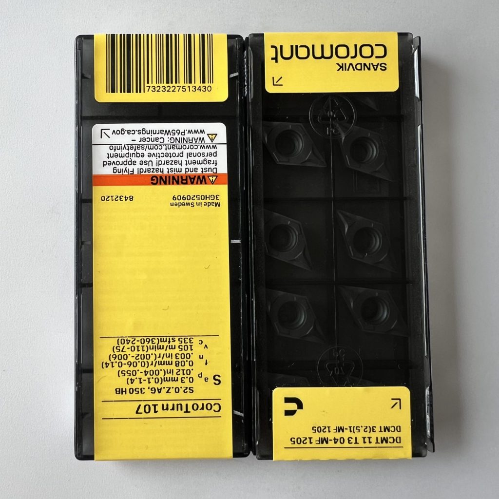 SANDVIK / DCMT11T304-MF 1205 / 10 pcs