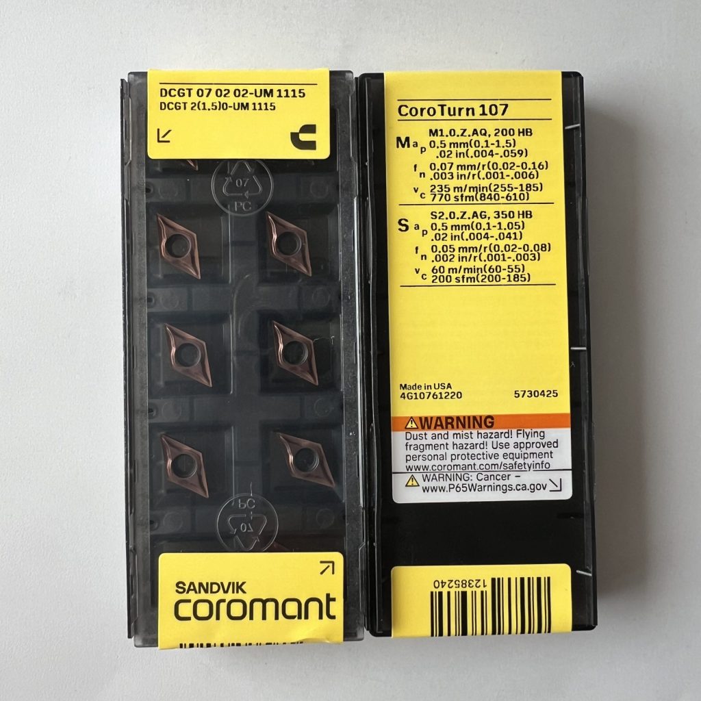 SANDVIK / DCGT070202-UM 1115 / 10 pcs