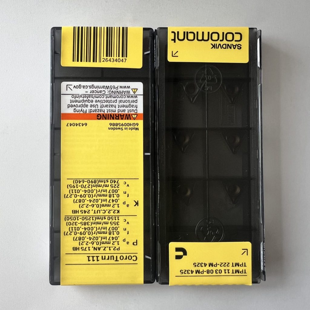 SANDVIK / TPMT110308-PM 4325 / 10 pcs