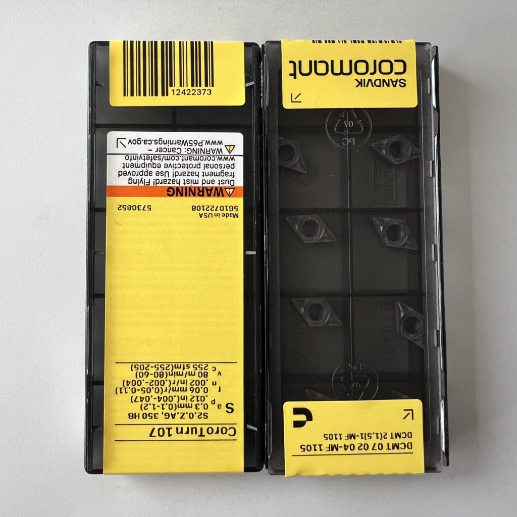 SANDVIK / DCMT070204-MF 1105 / 10 pcs