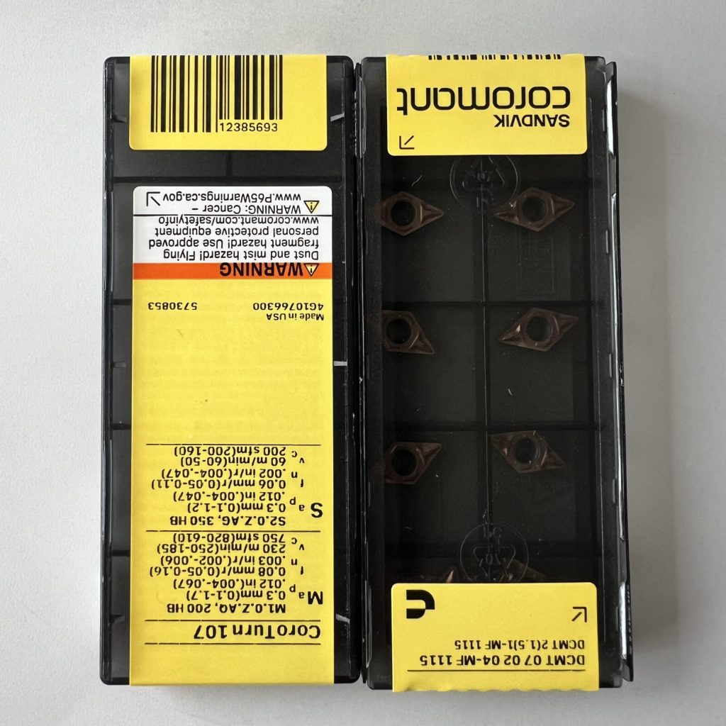SANDVIK / DCMT070204-MF 1115 / 10 pcs