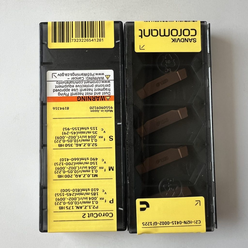 SANDVIK / C2I-H2N-0415-0002-GF 1225 / 5 pcs
