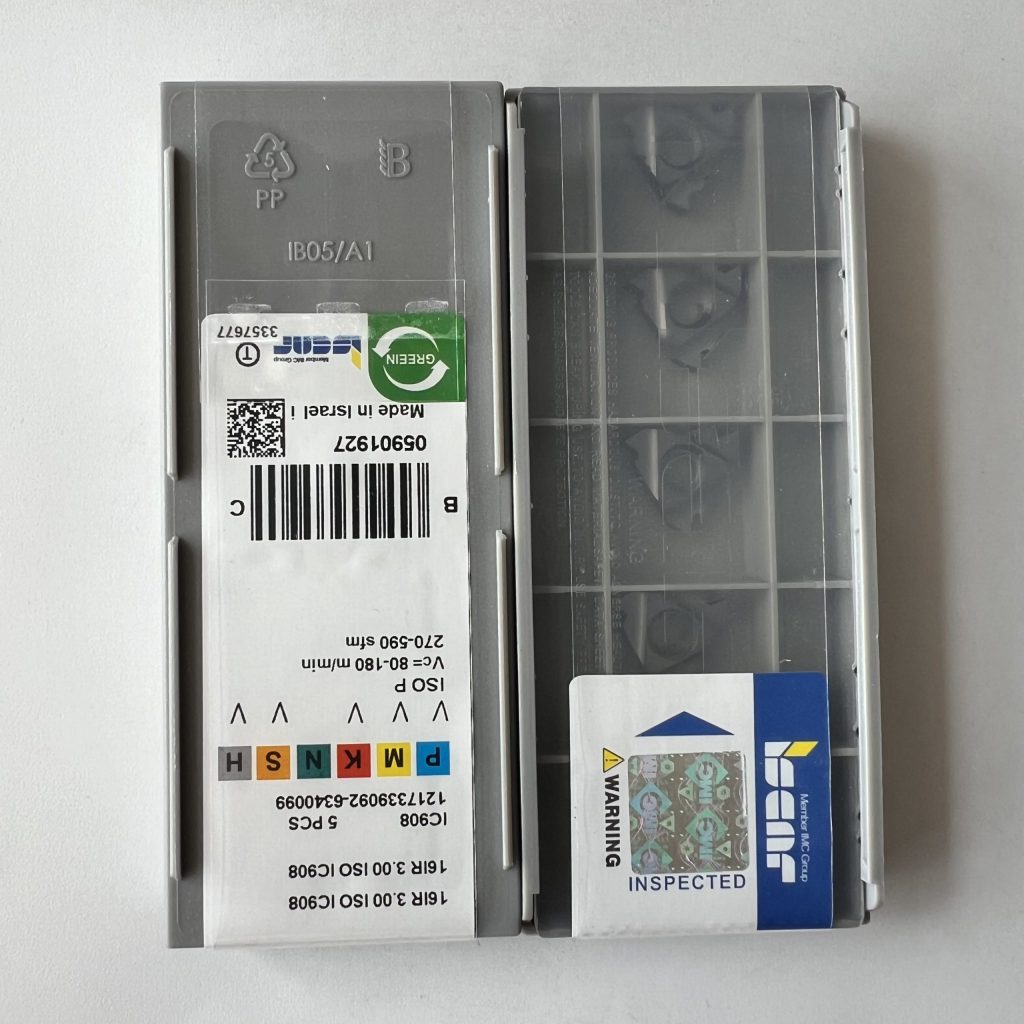 ISCAR / 16IR3.00ISO IC908 / 5 pcs