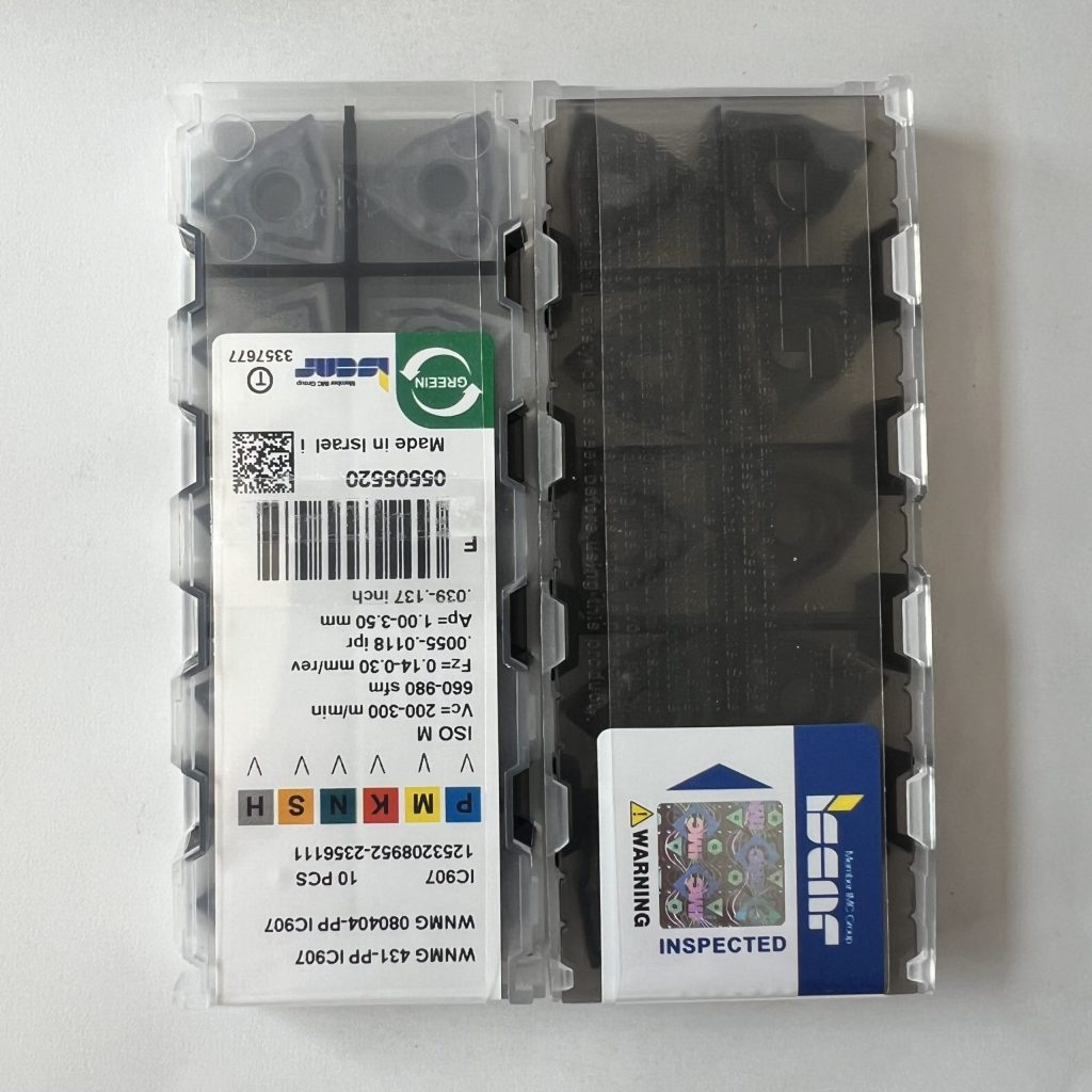ISCAR / WNMG080404-PP IC907 / 10 pcs