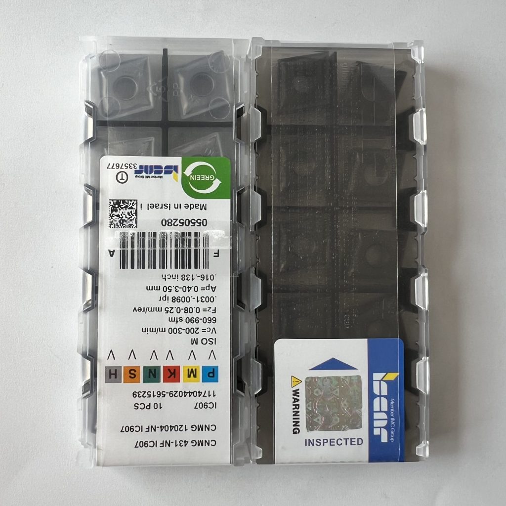 ISCAR / CNMG120404-NF IC907 / 10 pcs