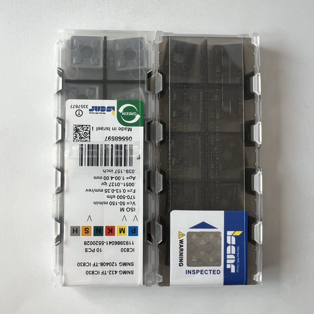 ISCAR / SNMG120408-TF IC830 / 10 pcs