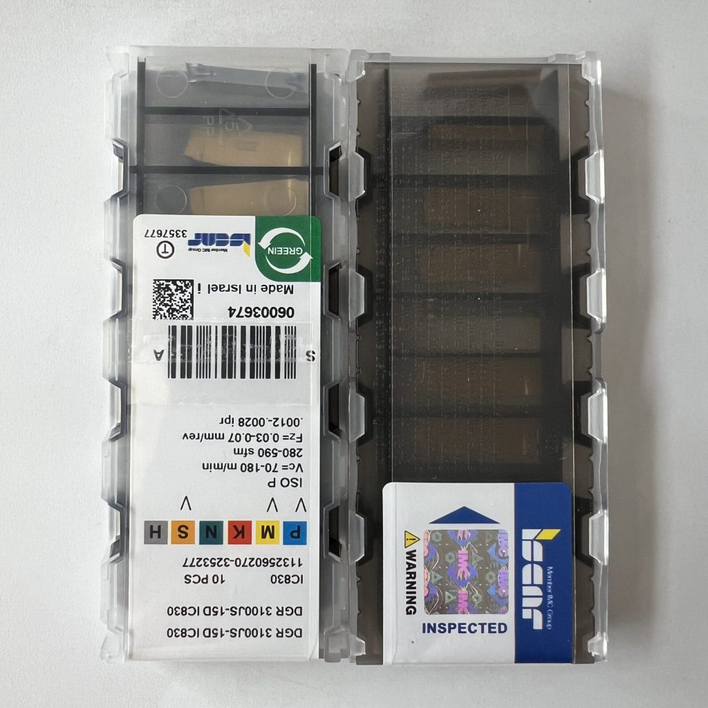 ISCAR / DGR3100JS-15D IC830 / 10 pcs