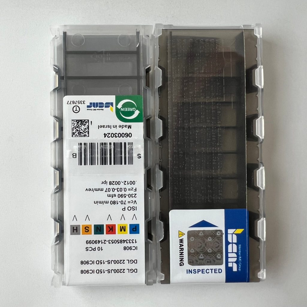 ISCAR / DGL2200JS-15D IC908 / 10 pcs