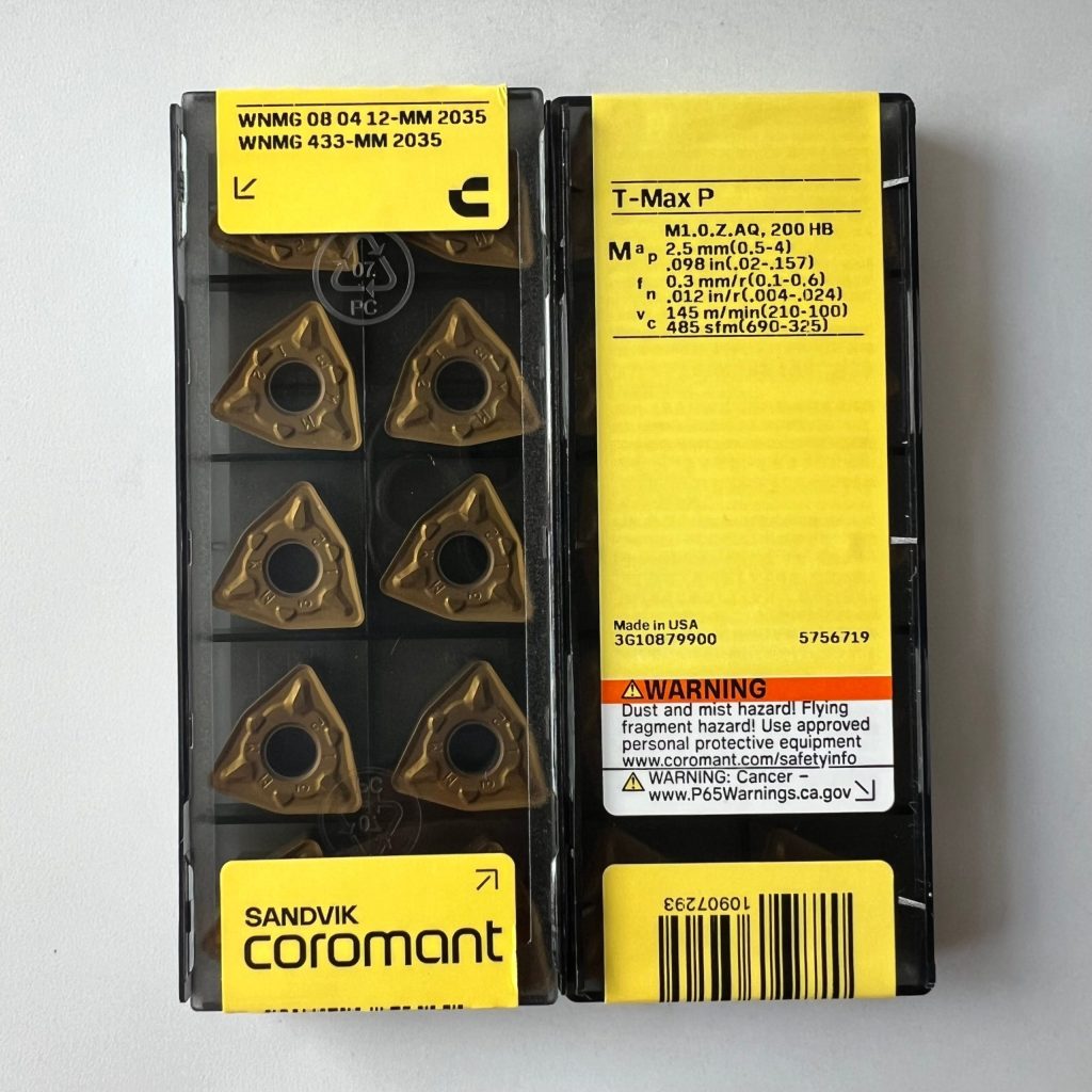 SANDVIK / WNMG080412-MM 2035 / 10 pcs