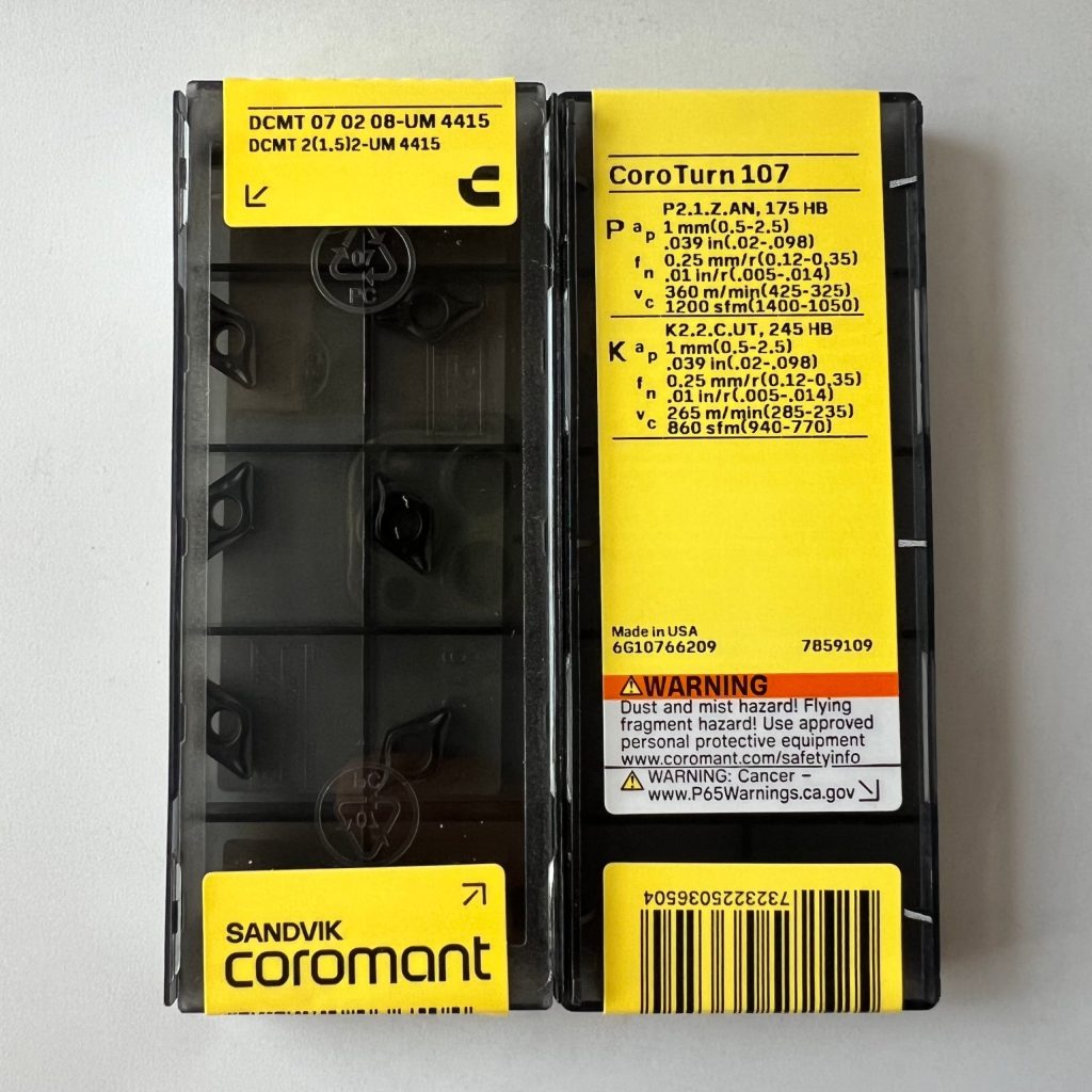 SANDVIK / DCMT070208-UM 4415 / 10 pcs