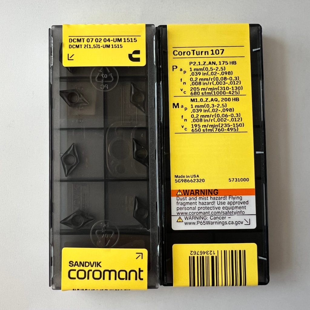 SANDVIK / DCMT070204-UM 1515 / 10 pcs