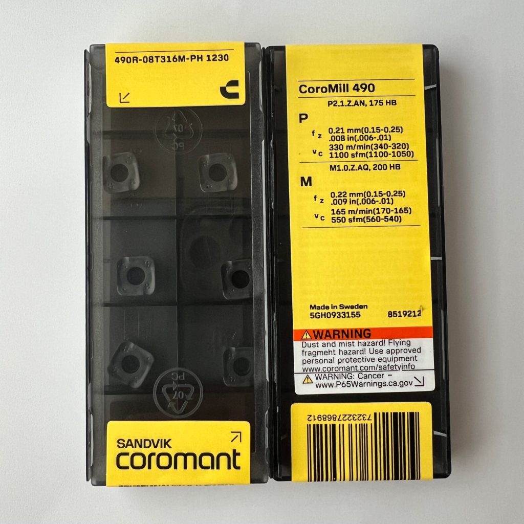 SANDVIK / 490R-08T316M-PH 1230 / 10 pcs