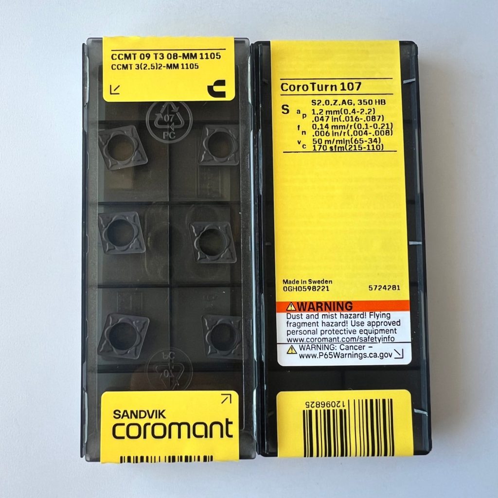 SANDVIK / CCMT09T308-MM 1105 / 10 pcs