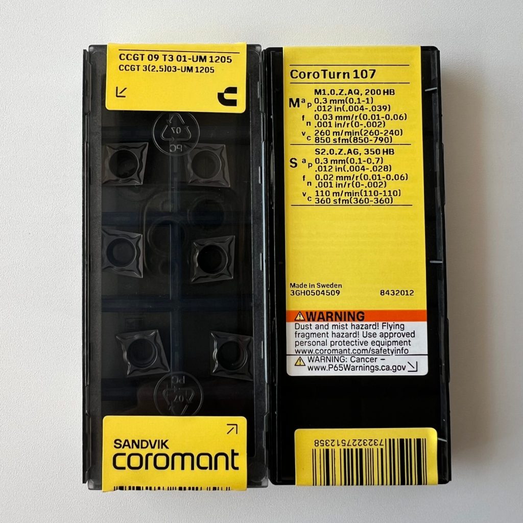SANDVIK / CCGT09T301-UM 1205 / 10 pcs