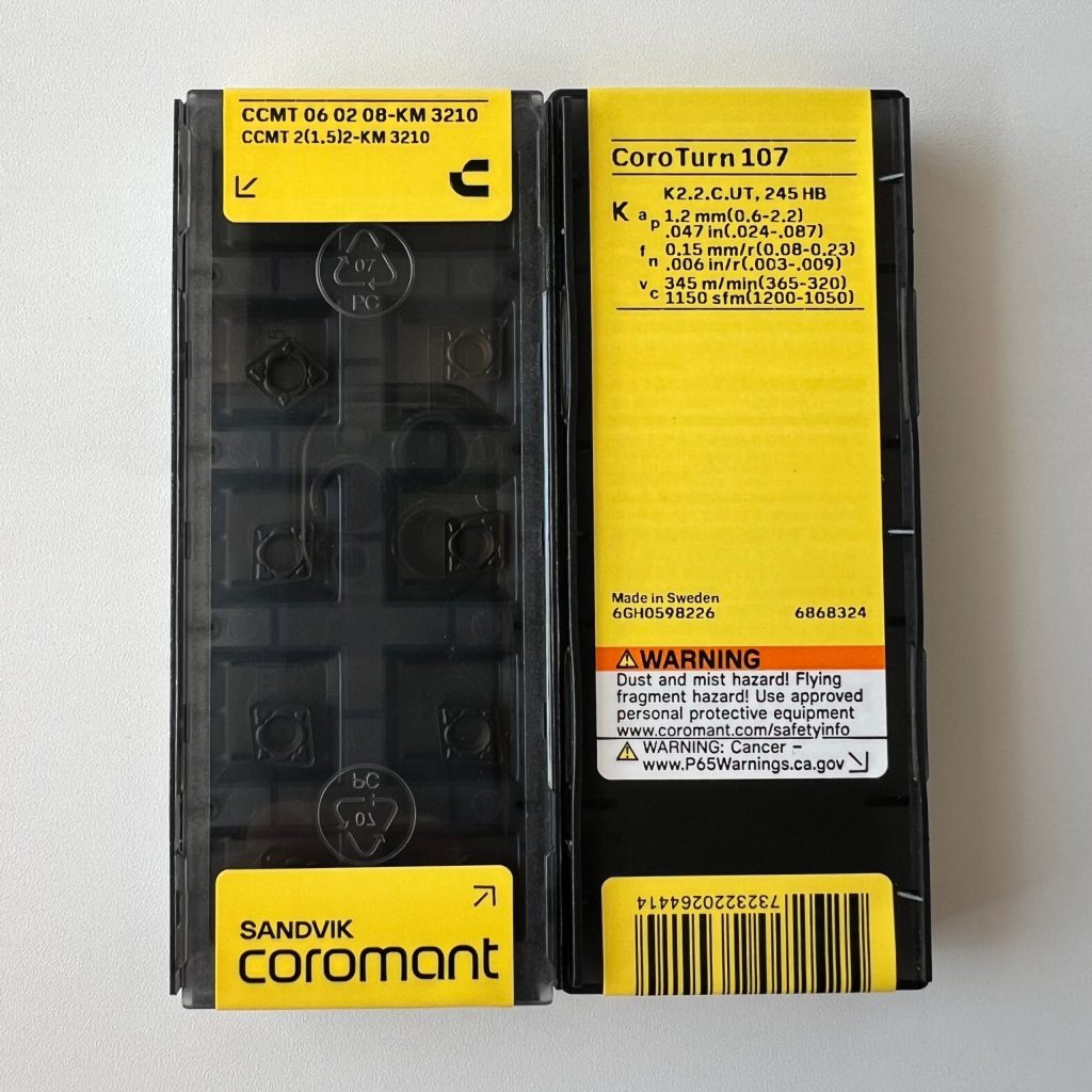SANDVIK / CCMT060208-KM 3210 / 10 pcs