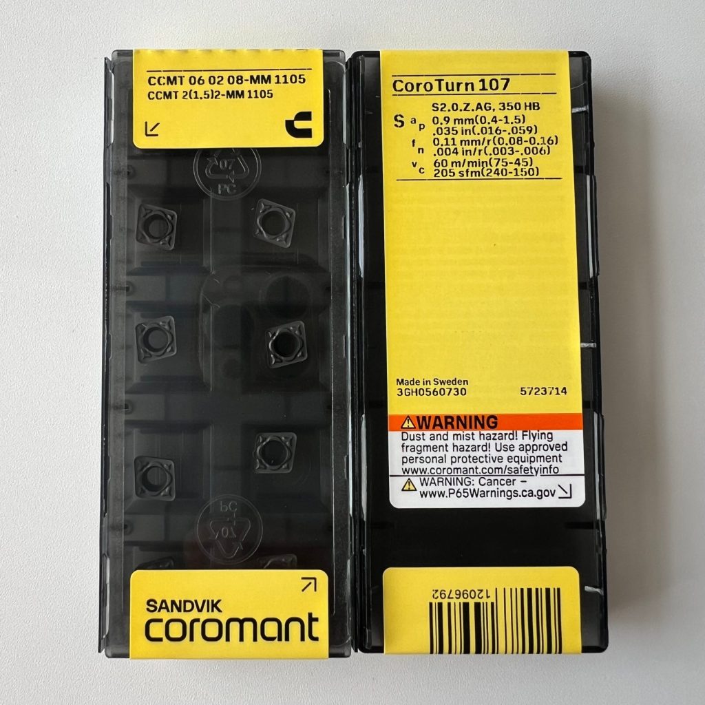 SANDVIK / CCMT060208-MM 1105 / 10 pcs