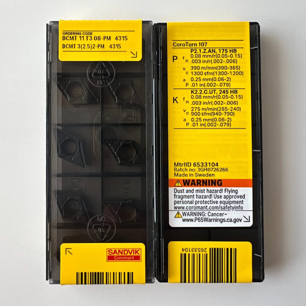 SANDVIK / DCMT11T308-PM 4315 / 10 pcs