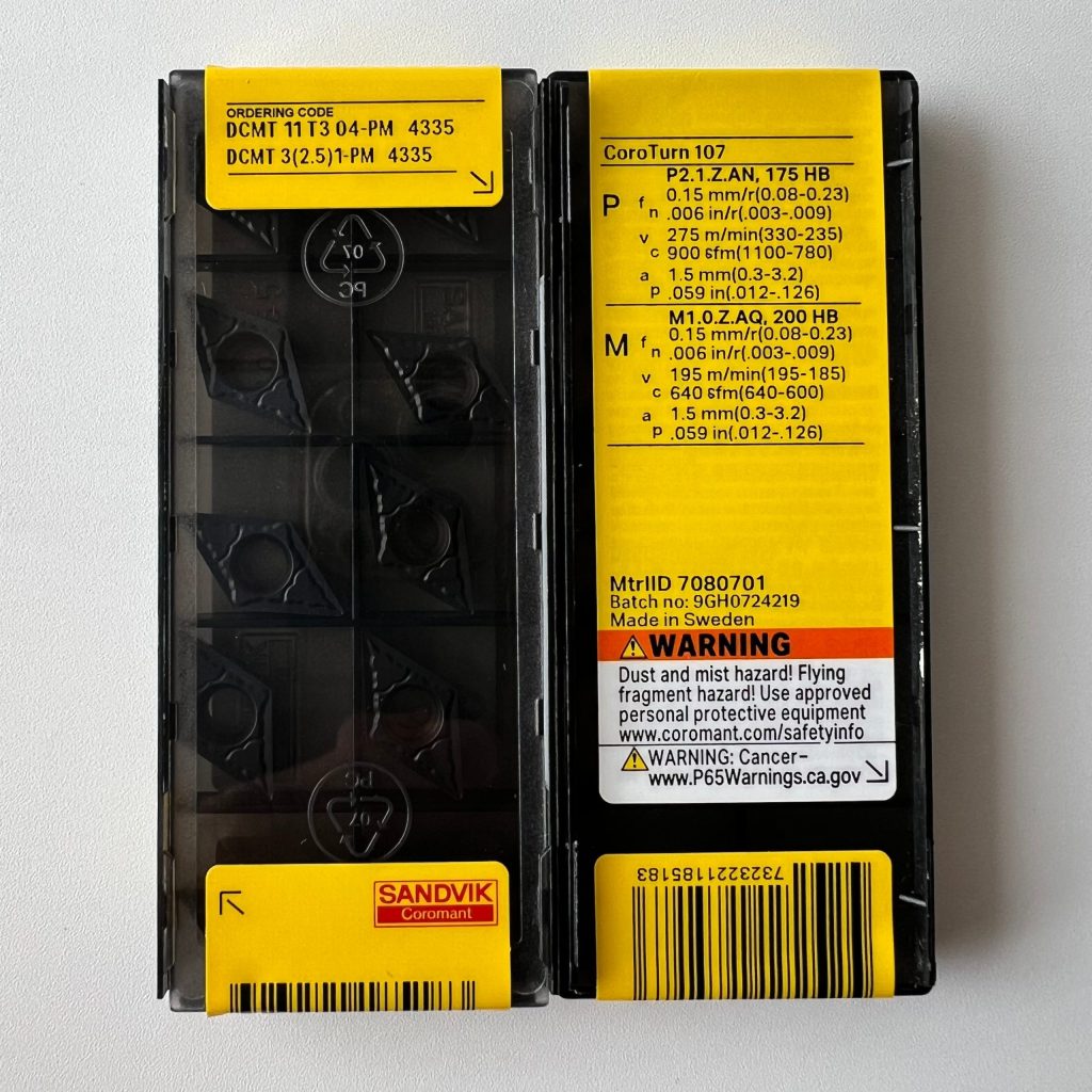 SANDVIK / DCMT11T304-PM 4335 / 10 pcs