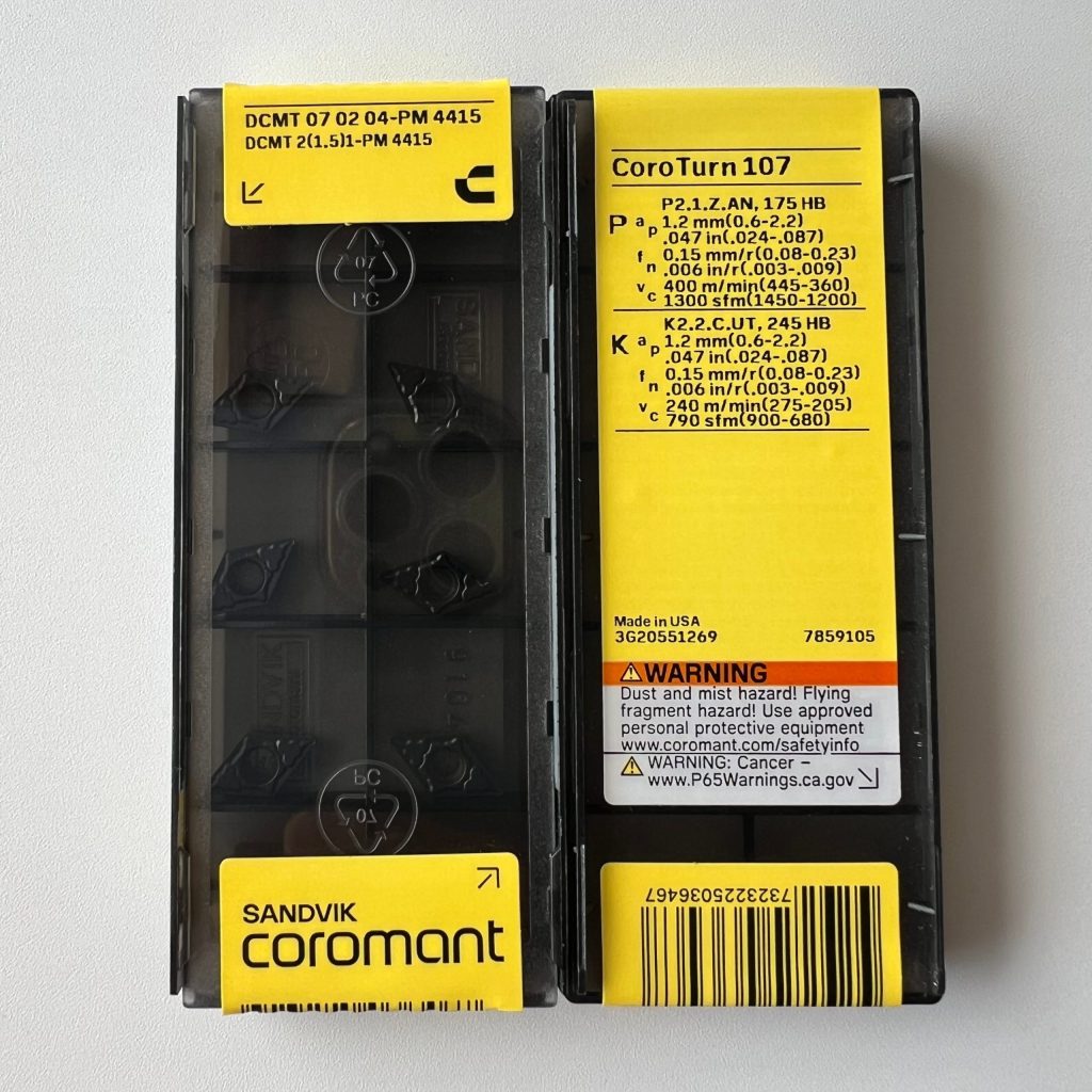 SANDVIK / DCMT070204-PM 4415 / 10 pcs