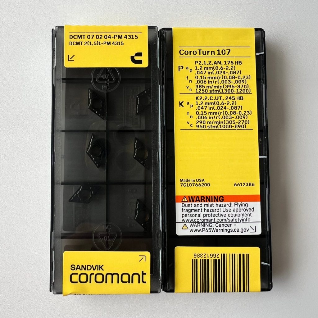 SANDVIK / DCMT070204-PM 4315 / 10 pcs