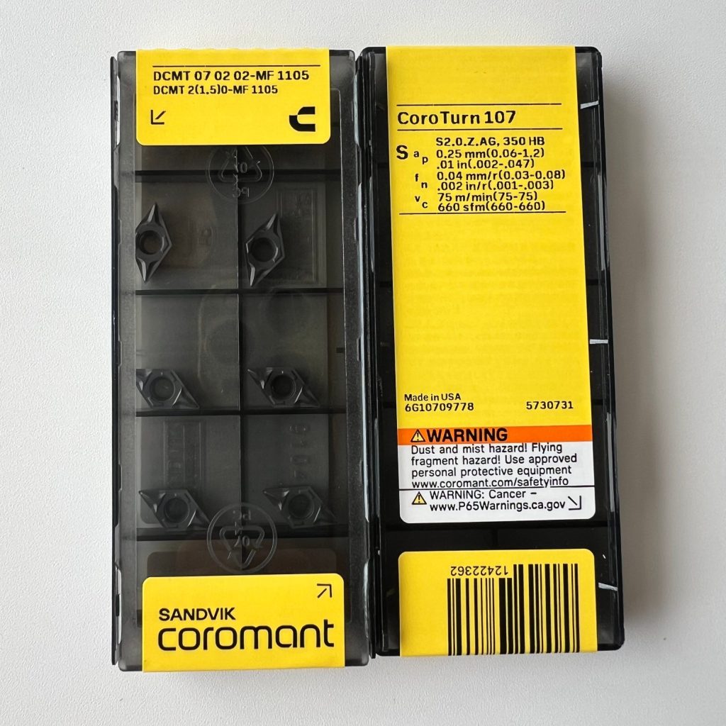 SANDVIK / DCMT070202-MF 1105 / 10 pcs