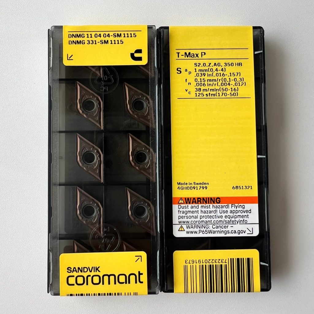SANDVIK / DNMG110404-SM 1115 / 10 pcs