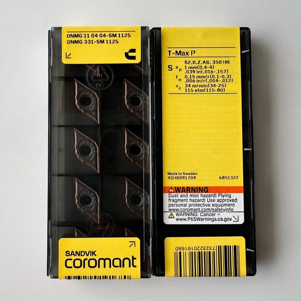 SANDVIK / DNMG110404-SM 1125 / 10 pcs