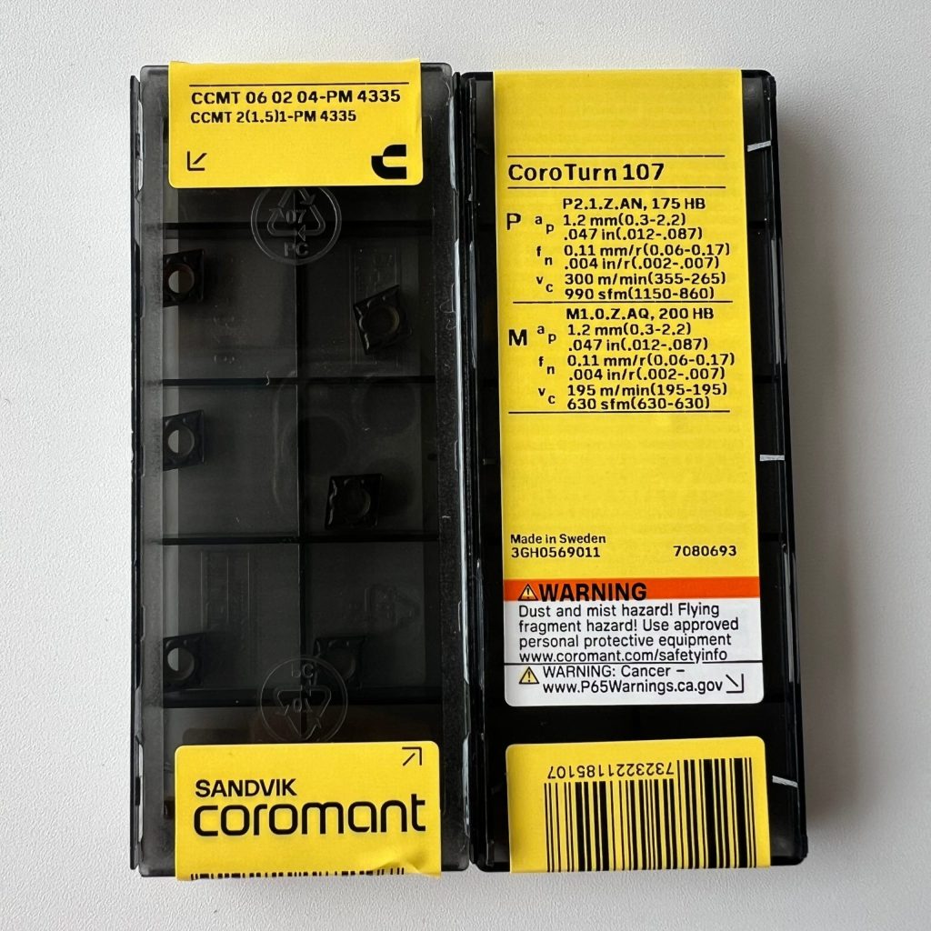 SANDVIK / CCMT060204-PM 4335 / 10 pcs