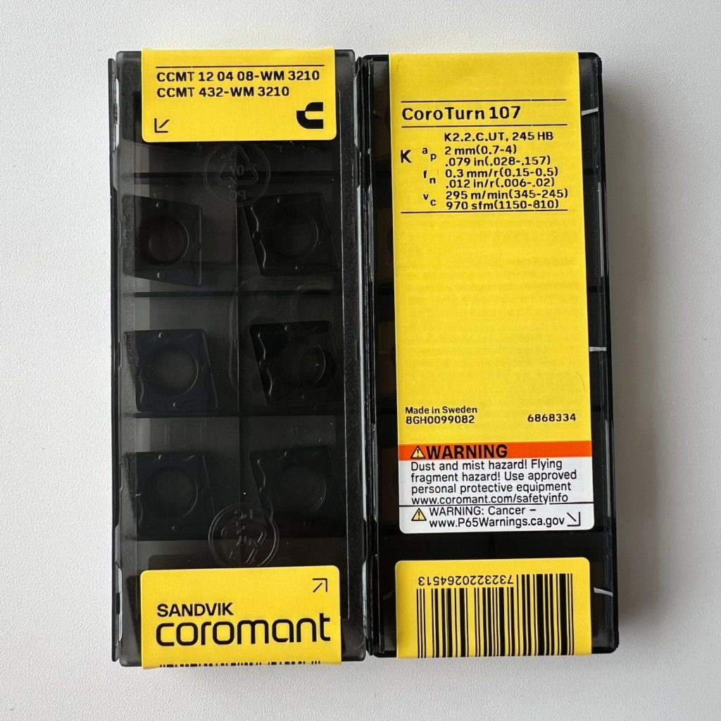 SANDVIK / CCMT120408-WM 3210 / 10 pcs