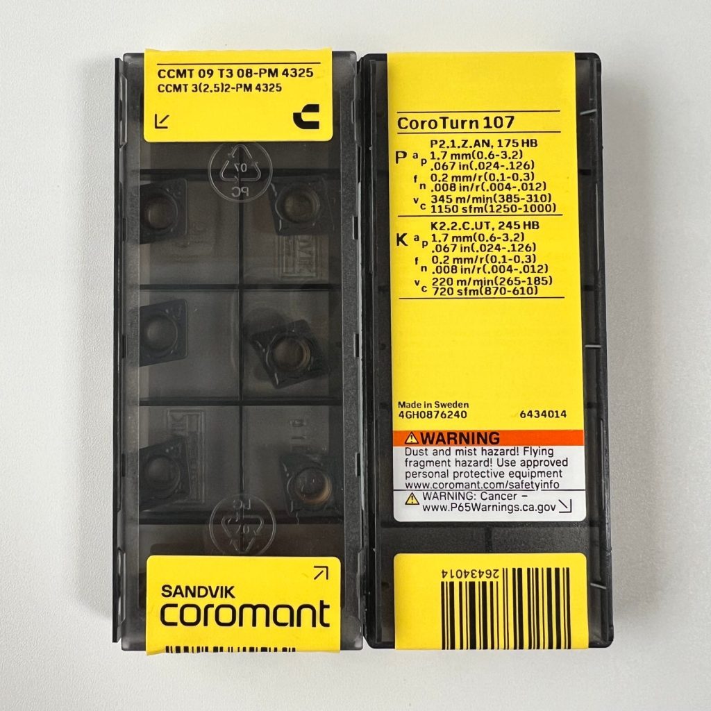 SANDVIK / CCMT09T308-PM 4325 / 10 pcs