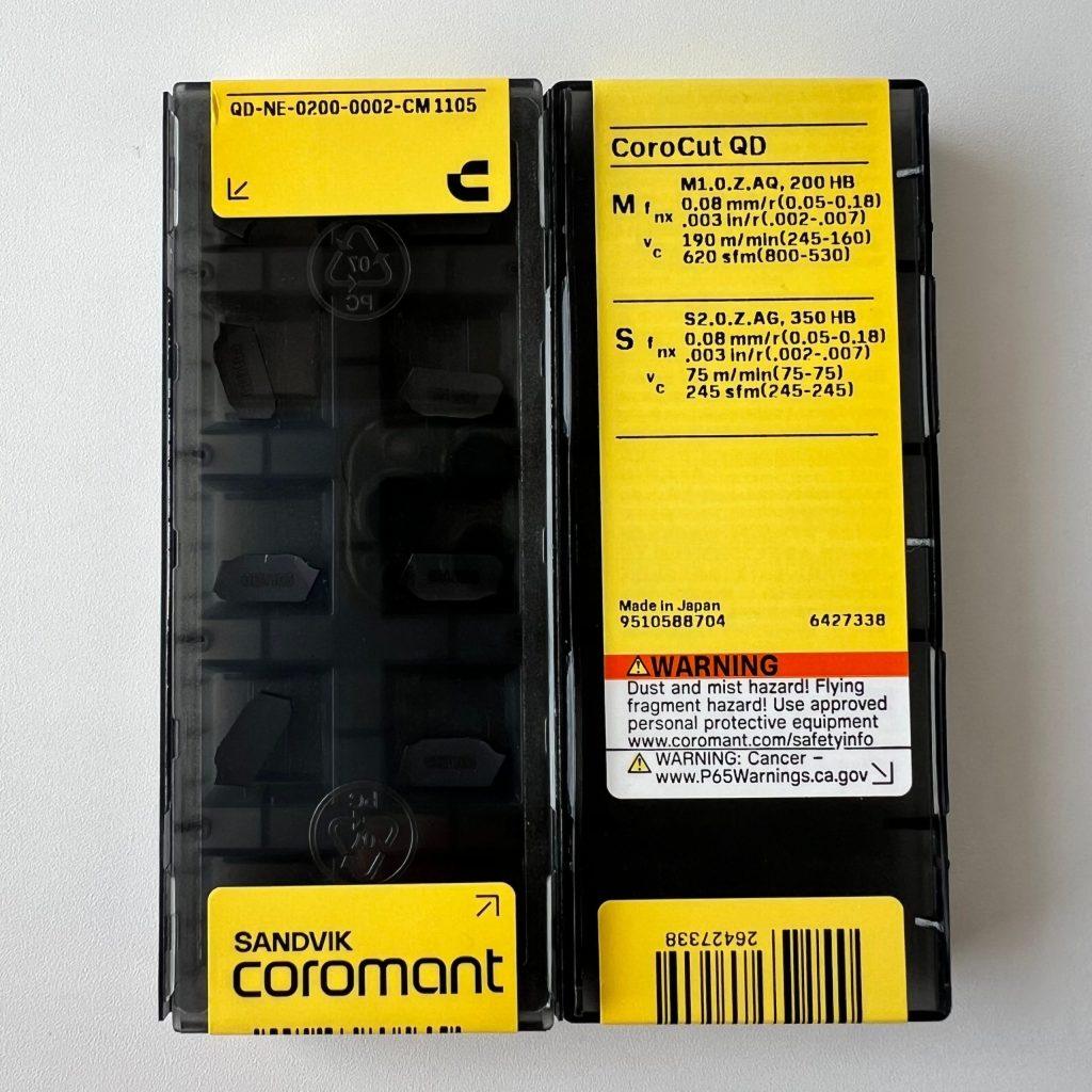 SANDVIK / QD-NE-0200-0002-CM 1105 / 10 pcs