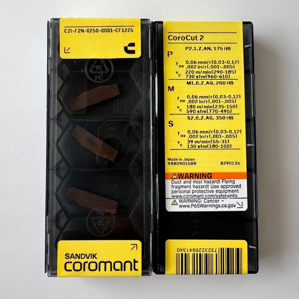 SANDVIK / C2I-F2N-0250-0001-CF 1225 / 10 pcs