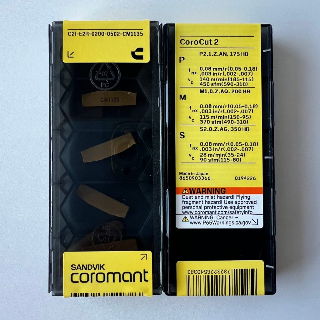 SANDVIK / C2I-E2R-0200-0502-CM 1135 / 10 pcs