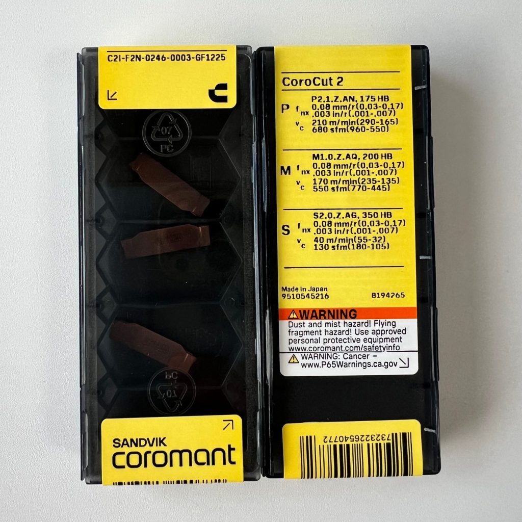 SANDVIK / C2I-F2N-0246-0003-GF 1225 / 10 pcs