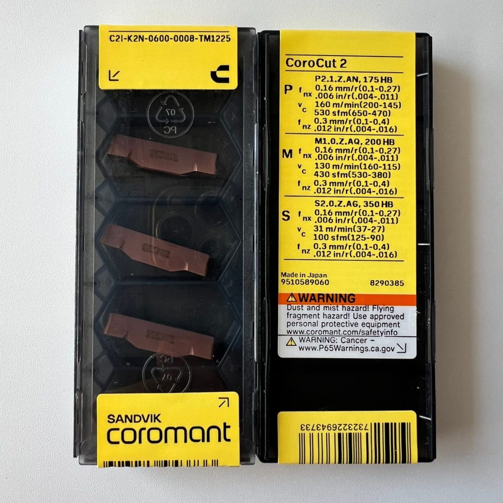 SANDVIK / C2I-K2N-0600-0008-TM 1225 / 10 pcs